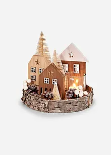 Dekorativní předmět: domečky se sklenicemi na čajové svíčky, bonprix