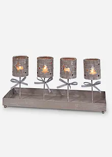 Svícen na 4 čajové svíčky, bonprix