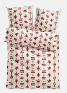 Souprava povlečení se sněhovými vločkami, bonprix