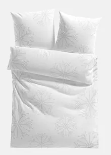 Souprava povlečení se sněhovými vločkami, bonprix