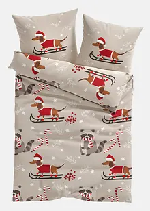 Povlečení s vánočním jezevčíkem, bonprix