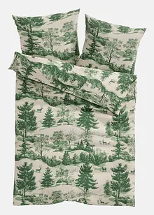 Souprava povlečení s lesní krajinou, bonprix