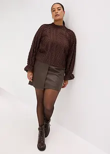 Halenka ze strukturovaného materiálu, bonprix