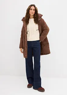 Prošívaný zateplený kabát, bonprix