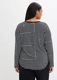 Viskózové tričko s dlouhým rukávem, bonprix