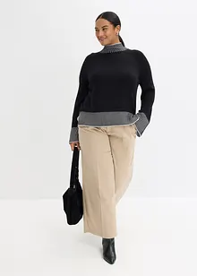 Svetr se stojáčkem, s podílem kašmíru, bonprix