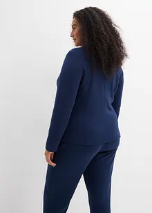 Teplákový blejzr ze splývavé viskózy, bonprix