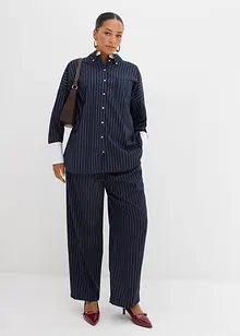 Halenka z viskózové směsi s vlasovým proužkem, bonprix