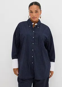 Halenka z viskózové směsi s vlasovým proužkem, bonprix