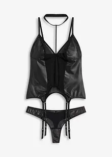 Podvazkový top a tanga (2dílná souprava), bonprix