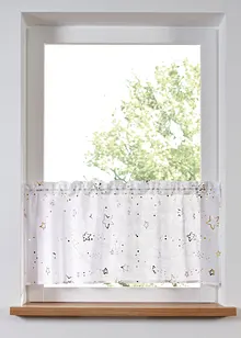 Vitrážková záclona s lesklými hvězdami, bonprix