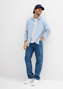 Business košile z flanelu z čisté bavlny, Slim Fit, bonprix