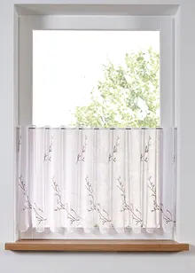 Vitrážková záclona s výšivkou, bonprix