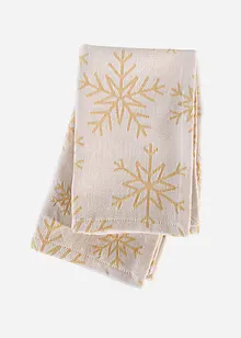 Žakárové látkové ubrousky z organické bavlny (2 ks v balení), bonprix