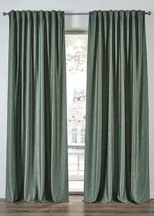 Sametový závěs se zmačkanou úpravou (1 ks v balení), bonprix