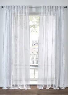 Záclona s jemným lesklým potiskem (1 ks v balení), bonprix