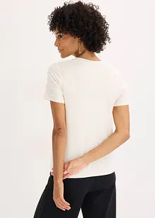 Triko s aplikací z perliček, bonprix