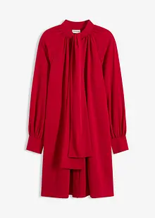 Halenkové šaty s vázačkou na límci, bonprix