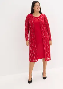 Šaty s krajkou (2dílná souprava), bonprix