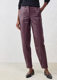 Kožené kalhoty z nappa jehnětiny, bonprix