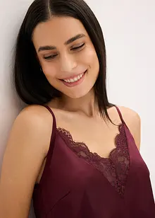 Saténové negližé s lesklým efektem, bonprix