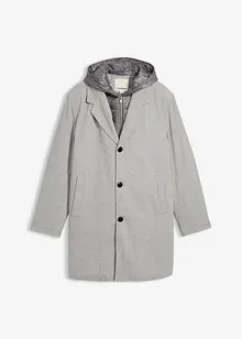 Blejzrový kabát 2 v 1 s vyjímatelnou vsadkou s kapucí, bonprix