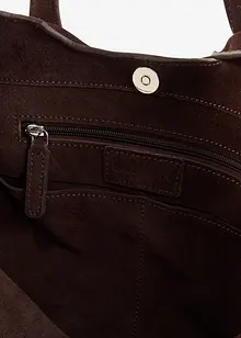 Velká kabelka ze semišové kůže, bonprix