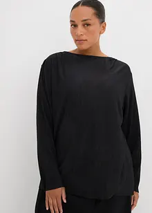 Tričko s dlouhým rukávem a strukturovaným efektem, bonprix