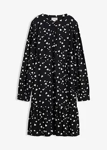 Těhotenské a kojicí šaty z čisté viskózy, s roztomilým potiskem srdíček, bonprix