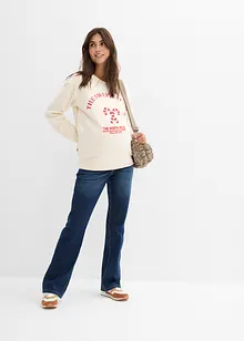 Těhotenská a kojicí mikina z měkké organické bavlny, bonprix