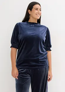 Tričko z měkkého sametu, bonprix