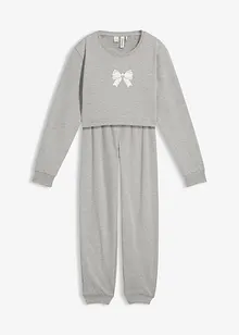 Domácí souprava s měkkou bavlnou a krátkou mikinou, bonprix