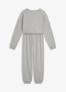 Domácí souprava s měkkou bavlnou a krátkou mikinou, bonprix