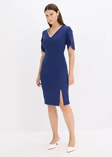 Pouzdrové šaty s korálkovou aplikací, bonprix