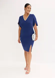 Pouzdrové šaty s korálkovou aplikací, bonprix