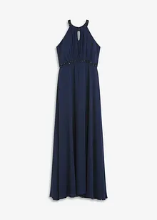 Maxi šaty s aplikací z perliček, bonprix