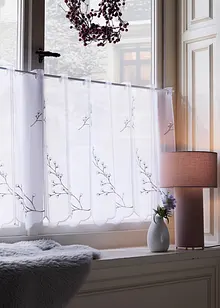 Vitrážková záclona s výšivkou, bonprix