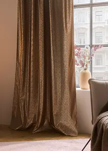 Sametový závěs s leskem, také extra dlouhý (1 ks v balení), bonprix