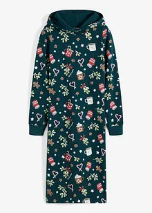 Mikinové šaty s vánočním motivem, bonprix