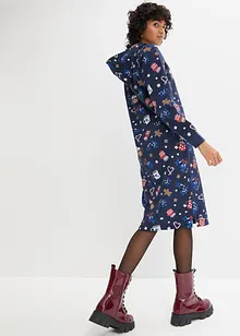 Mikinové šaty s vánočním motivem, bonprix