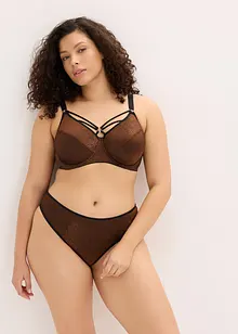 Zmenšovací podprsenka z třpytivého materiálu, bonprix