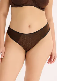Maxikalhotky tanga z třyptivého materiálu, bonprix