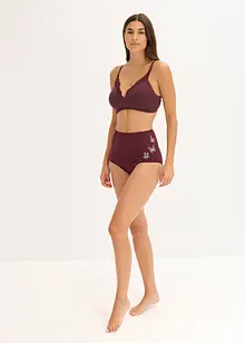 Vysoké kalhotky s organickou bavlnou (3 ks v balení), bonprix