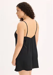 Saténové negližé s třpytivou přízí, bonprix