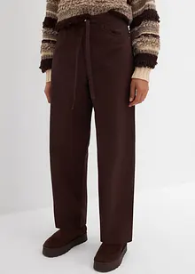 Keprové kalhoty z čisté bavlny, bonprix