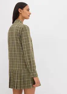 Košilové šaty s kostkovaným vzorem, bonprix