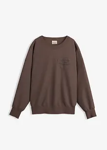 Oversize mikina z měkké bavlněné směsi, bonprix