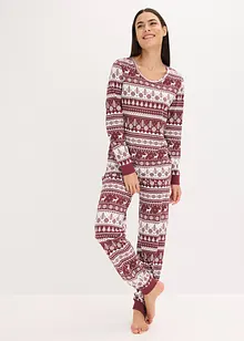 Pyžamo z čisté organické bavlny, bonprix