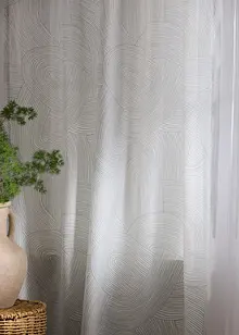 Záclona z udržitelného materiálu (1 ks v balení), bonprix