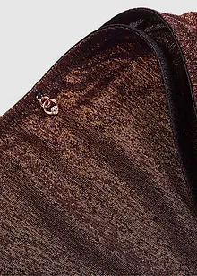 Maxi brazilské kalhotky z třpytivého materiálu, bonprix